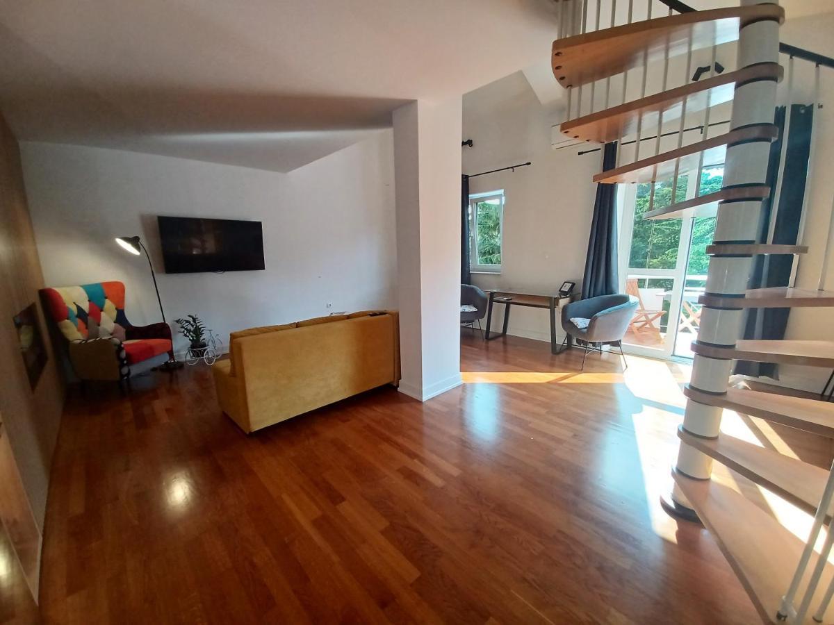 Stunning New Apartment In Centre Of Buzet Kültér fotó